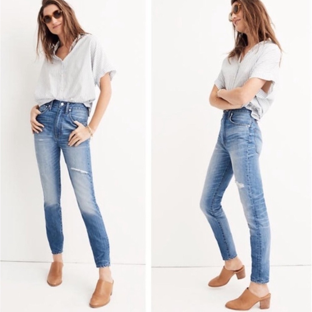 NWOT Madewell Rigid High-Rise Skinny Jeans Size 30 in Nape Wash